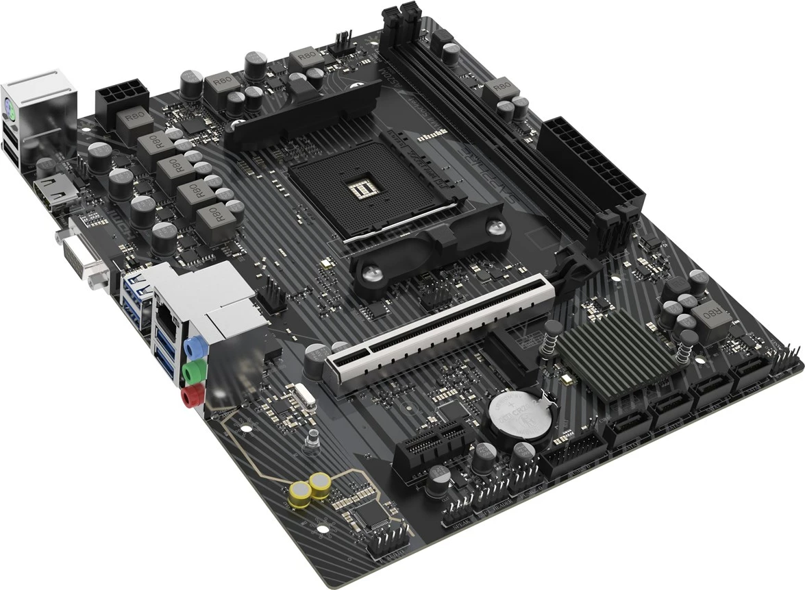 Pllakë amë Sapphire A520M-E, Socket AM4, micro ATX, e zezë