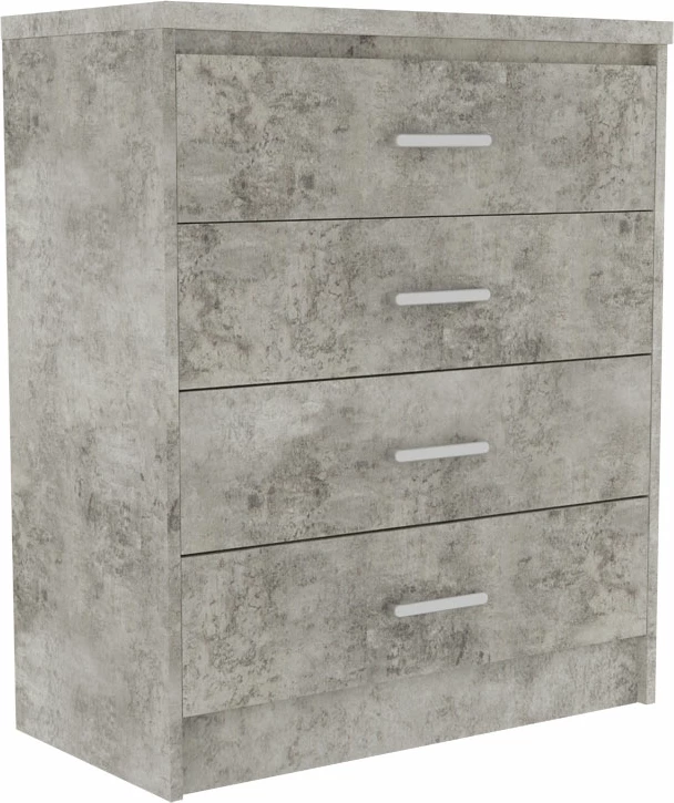 Komodë me 4 sirtarë Olympus, ngjyrë anthracite antike, 80x40x95