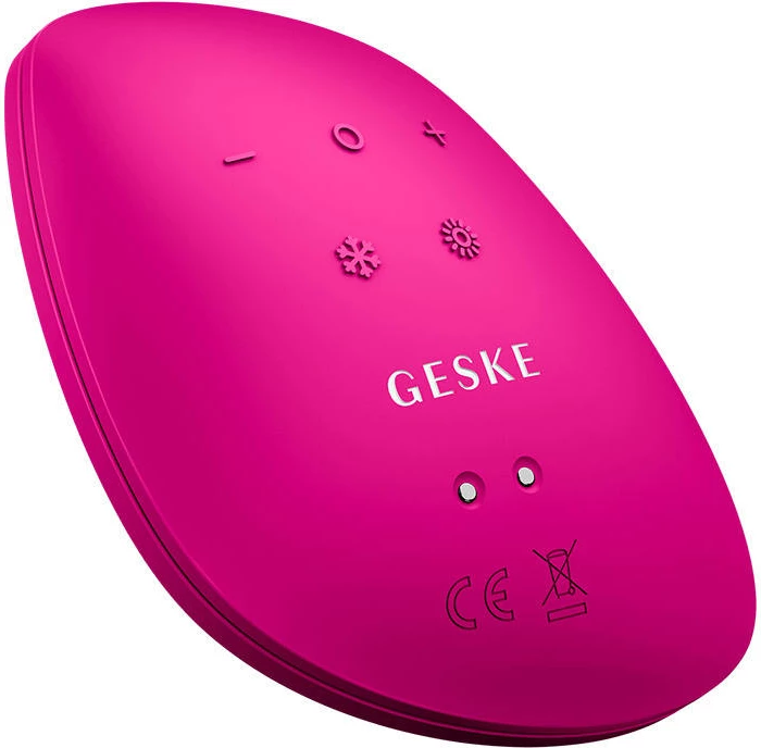 Masazhator fytyre Geske Sonic Warm & Cool Mask 9in1 me aplikacion, Magenta