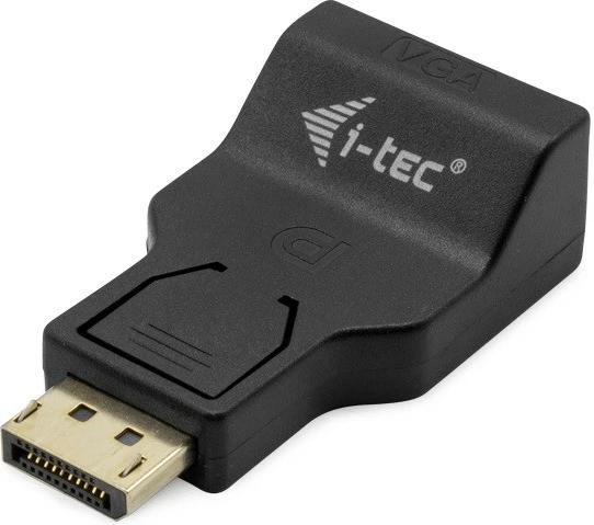 Adapter i-tec DP2VGAADA DisplayPort në VGA, i zi