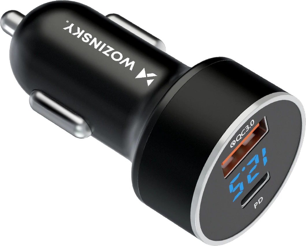 Karikues veture Wozinsky WDCCAC, 36W, 2 porta USB-C/USB-A, i zi