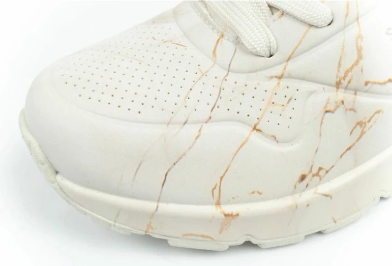 Atlete femra Skechers, të kremta