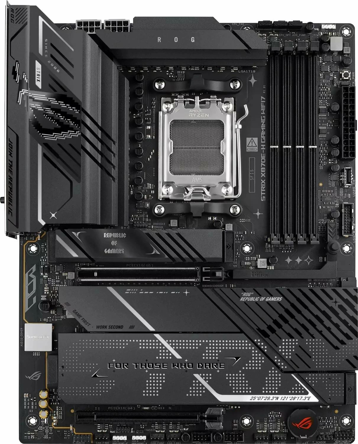 Pllakë amë Asus ROG Strix X870E-H Gaming WiFi 7, AM5, ATX, DDR5 256GB