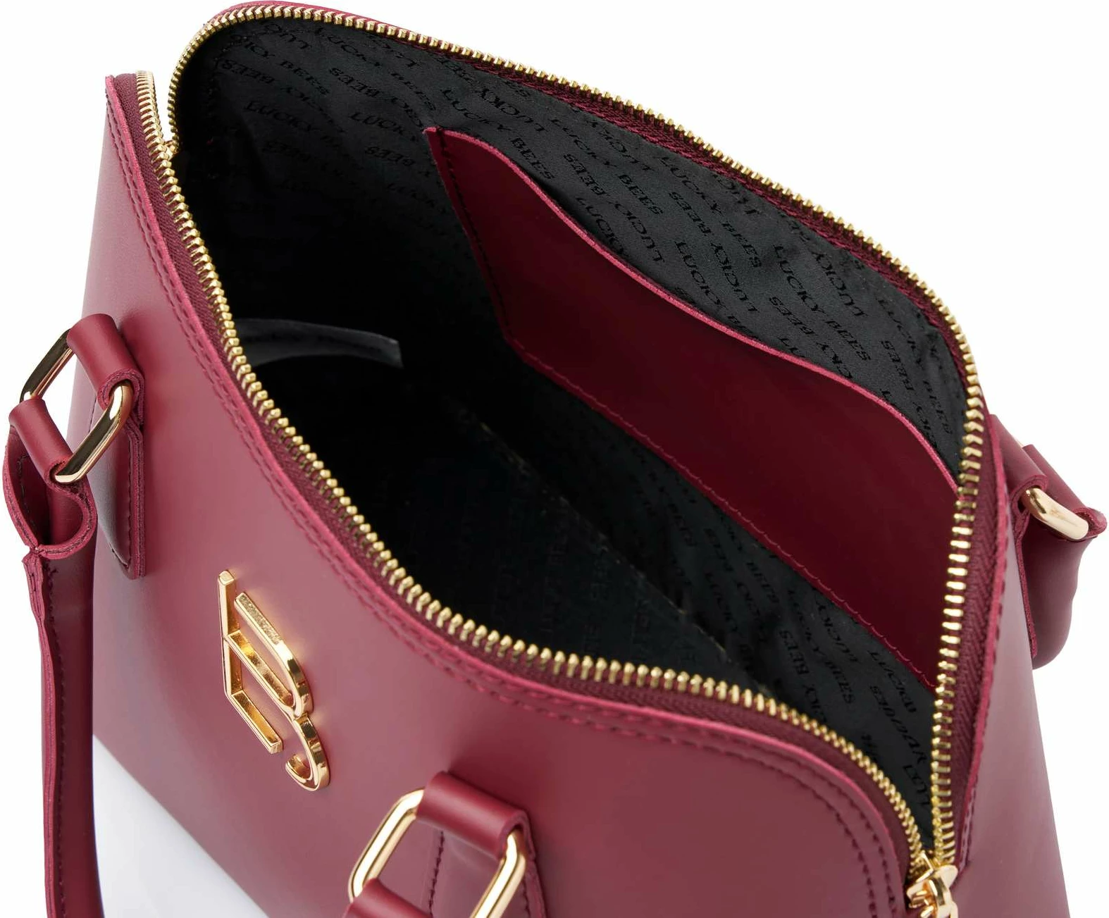 Çantë dore Lucky Bees, Brigitte v2, ngjyrë e kuqe Claret