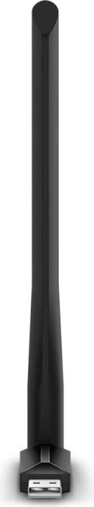 Adapter Wi‑Fi USB, TP-Link, Archer T2U Plus, AC600 me antenë 5dBi, i zi