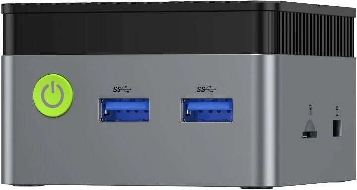 Kasë mini PC GMKtec G5, Intel N97, 12GB RAM, 256GB SSD, Windows 11 Pro, e zezë