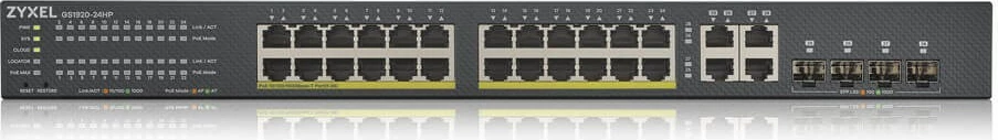 Switch Zyxel GS1920-24HPV2, Gigabit Ethernet, PoE, i zi