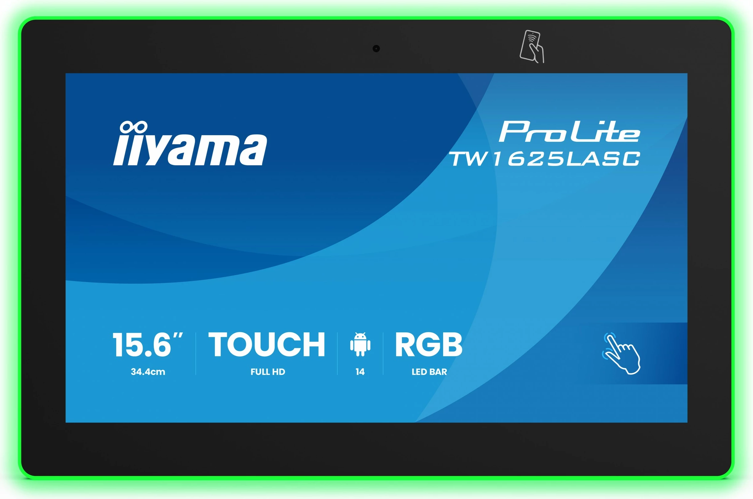Monitor iiyama ProLite TW1625LASC-B3PNR 15.6 inç Touch IPS RGB