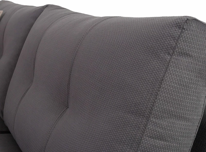 Kënd divan Boston këndi majtë, pëlhurë, ngjyrë gri e errët-gjelbër e errët, 280x225x90cm