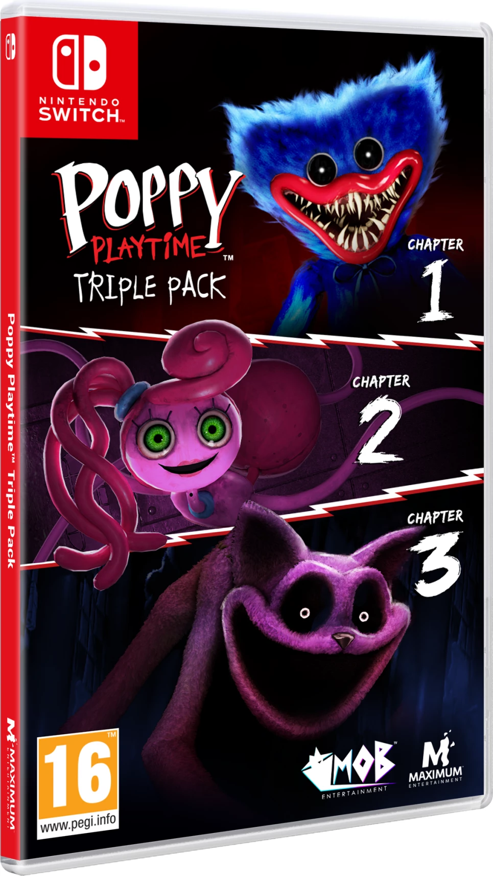 Lojë për Nintendo Switch Maximum Games Poppy Playtime Triple Pack (3-në-1), PEGI 16