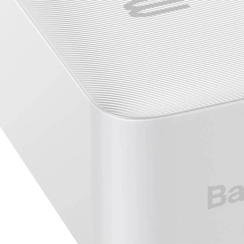 Powerbank Baseus Bipow 30000mAh, 15W, e bardhë