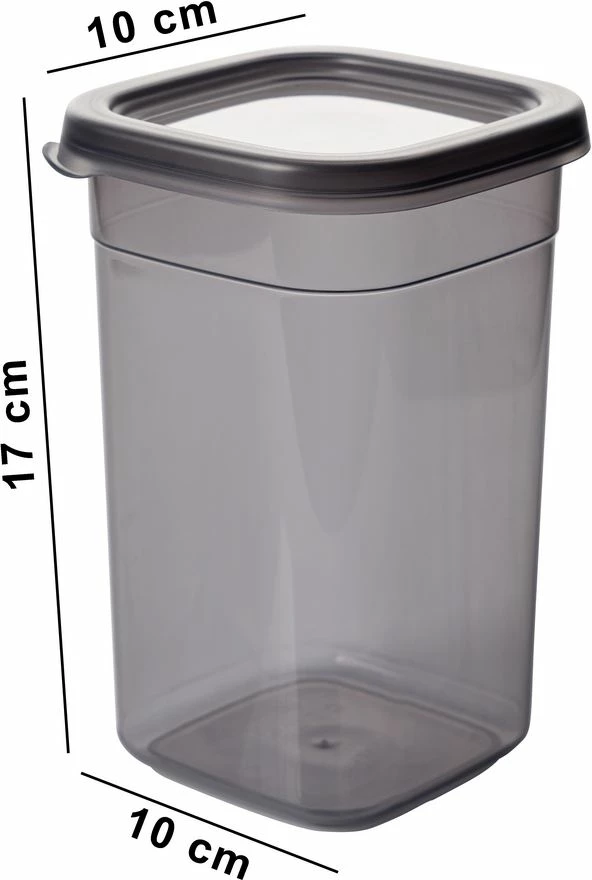 Set kuti plastike për organizim, anthracite, 6 copë, BNMPEGYAR06-2