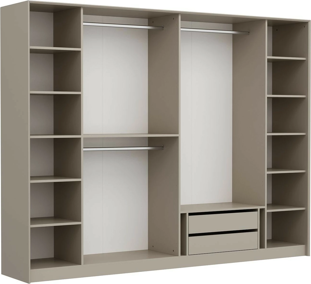 Dollap Skye Decor, ngjyrë e bardhë, ari, fume, Luxe - 7937