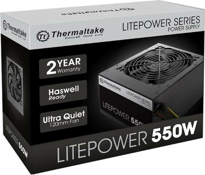 Kasë Thermaltake Litepower II 550W, e zezë