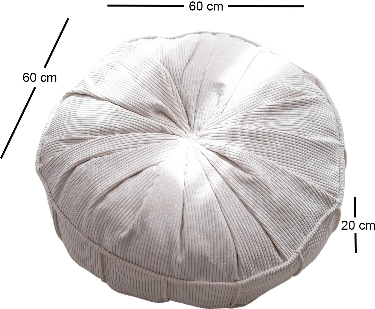 Jastëk TEDDY, fitilli vintage, ngjyrë e bardhë