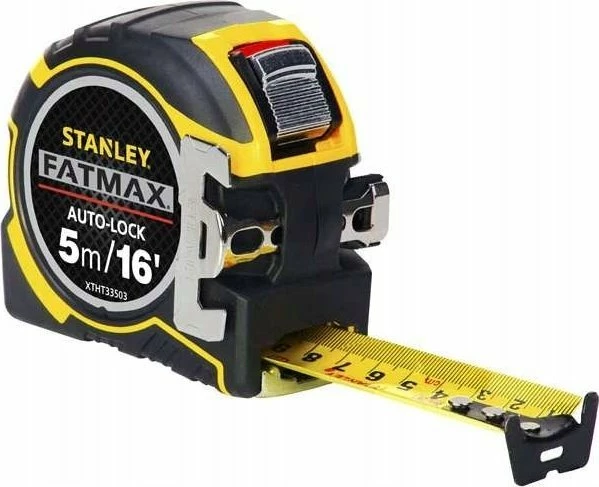 Shirit matës Stanley FatMax Auto-Lock 5 m, 32 mm, zi/verdhe