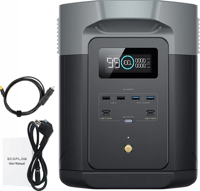 Stacion portativ energjie EcoFlow DELTA 2 Max, 2048 Wh, i zi