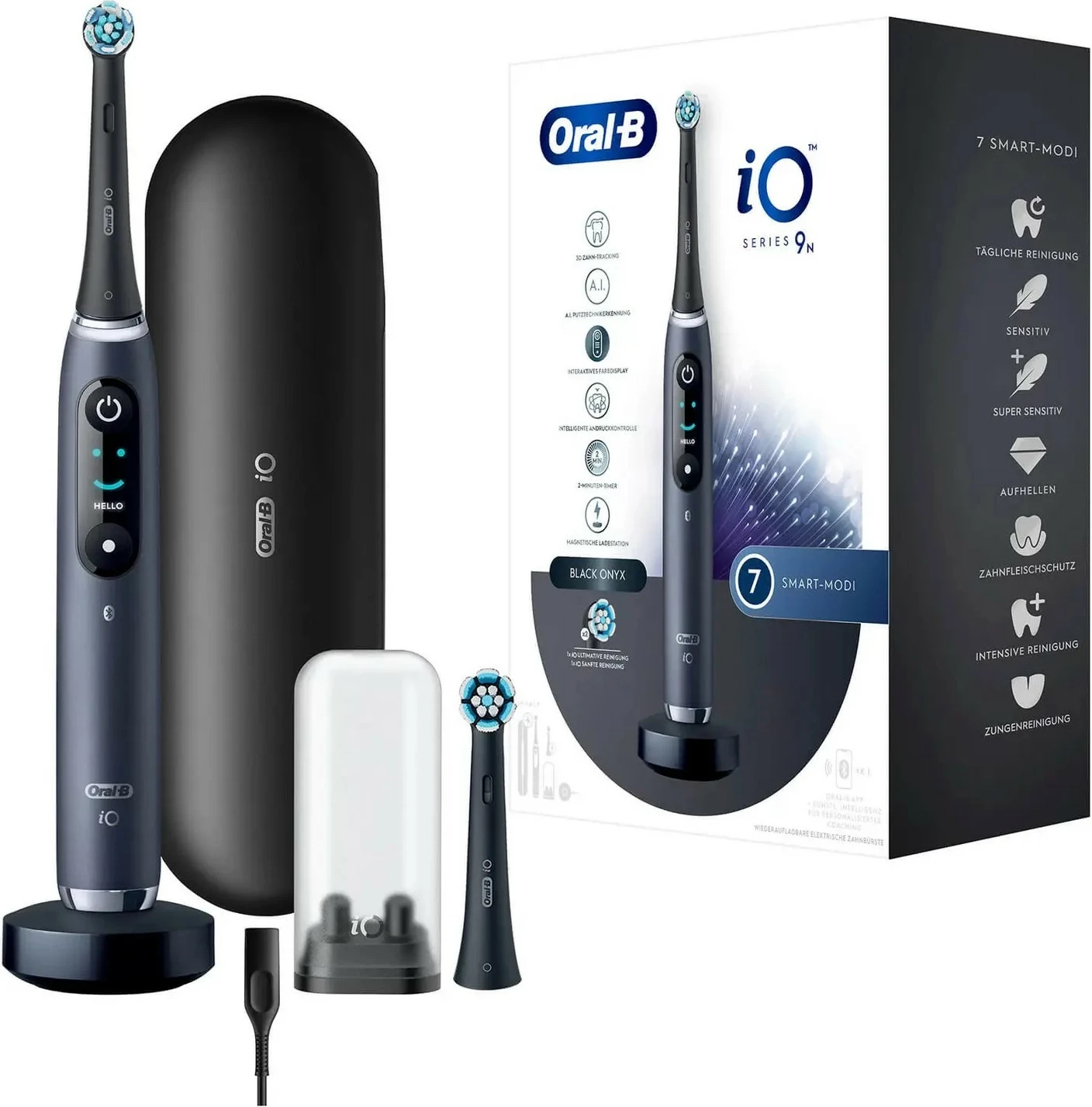 Furçë dhëmbësh vibrante Oral-B iO Series 9N, 7 mënyra, e zezë