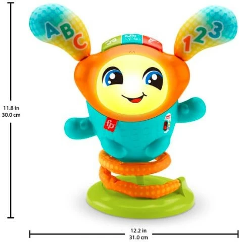 Lodër edukative interaktive Fisher Price DJ Bouncin’ Beats HND41, shumëngjyrëshe