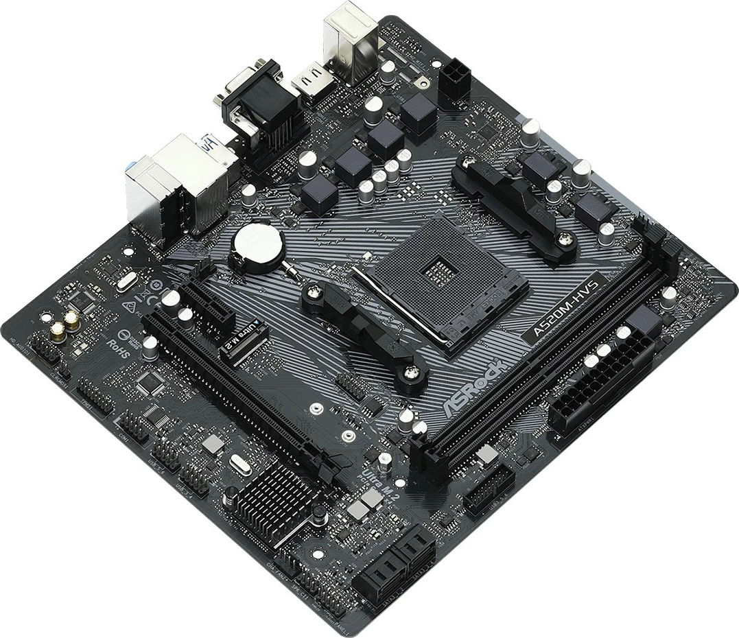 Pllakë amë ASRock A520M-HVS, Socket AM4, micro ATX