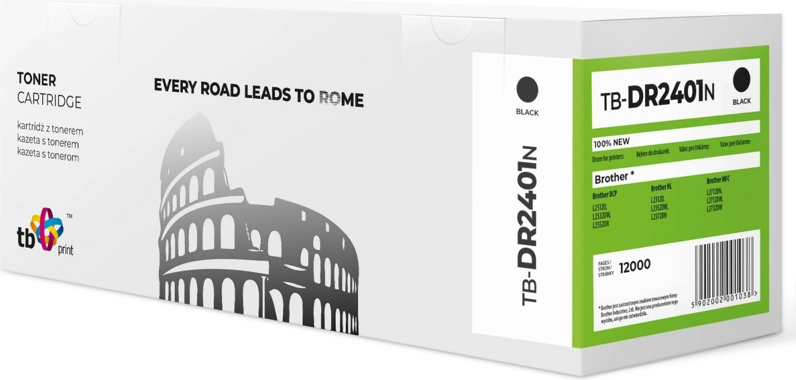 Drum TB Print TB-DR2401N për Brother, i zi