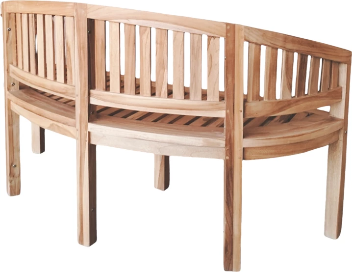 Divan treshe Coren, dru tik natyral, 150x61x87cm