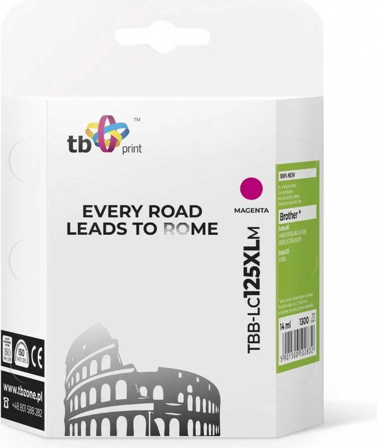 Toner TB Print TBB-LC125XLM për Brother, Magenta