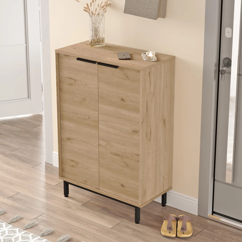 Raft këpucësh Kinga 5 rafte, natyral, 72x35.5x105.6cm