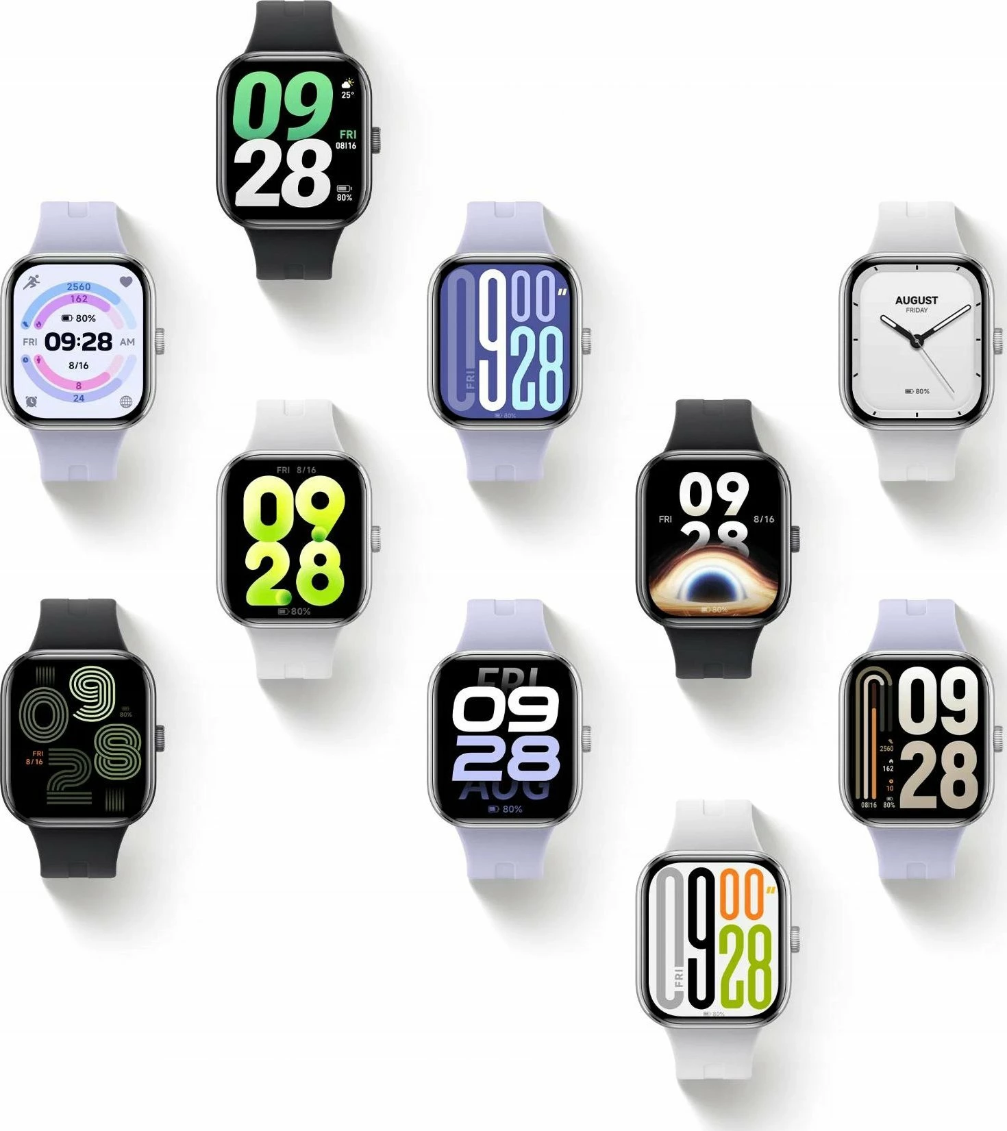 Smartwatch Xiaomi Redmi Watch 5 (BHR9389GL) 2\" AMOLED, GPS, 5 ATM, e zezë