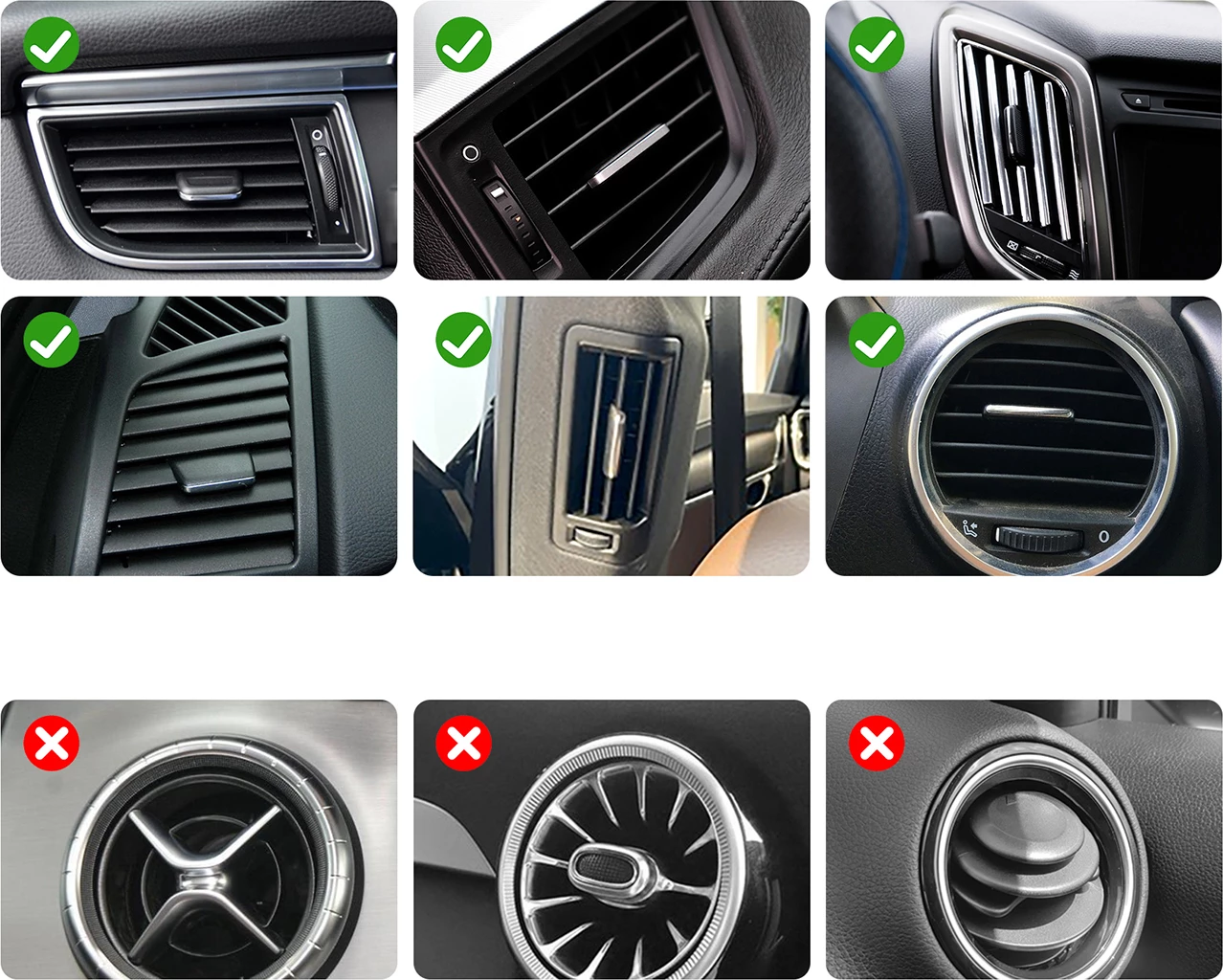 Mbajtës telefoni për veturë Joyroom JR-ZS392, për ventilator ajri, i zi