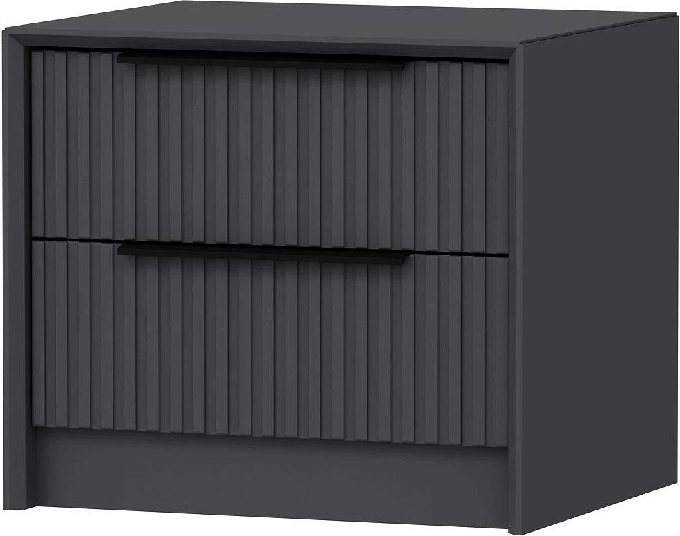 Komodinë nate Hanah Home, Kale Luxe Soft, anthracite, 4799