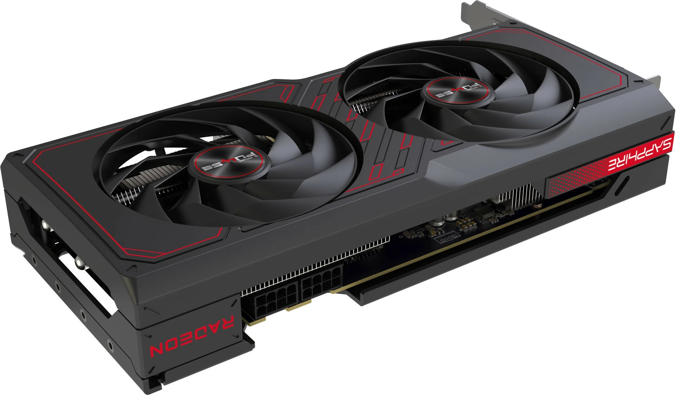 Kartelë grafike Sapphire PULSE Radeon RX 7600 XT, 16 GB, GDDR6, PCI Express x8 4.0, ngjyrë e zezë