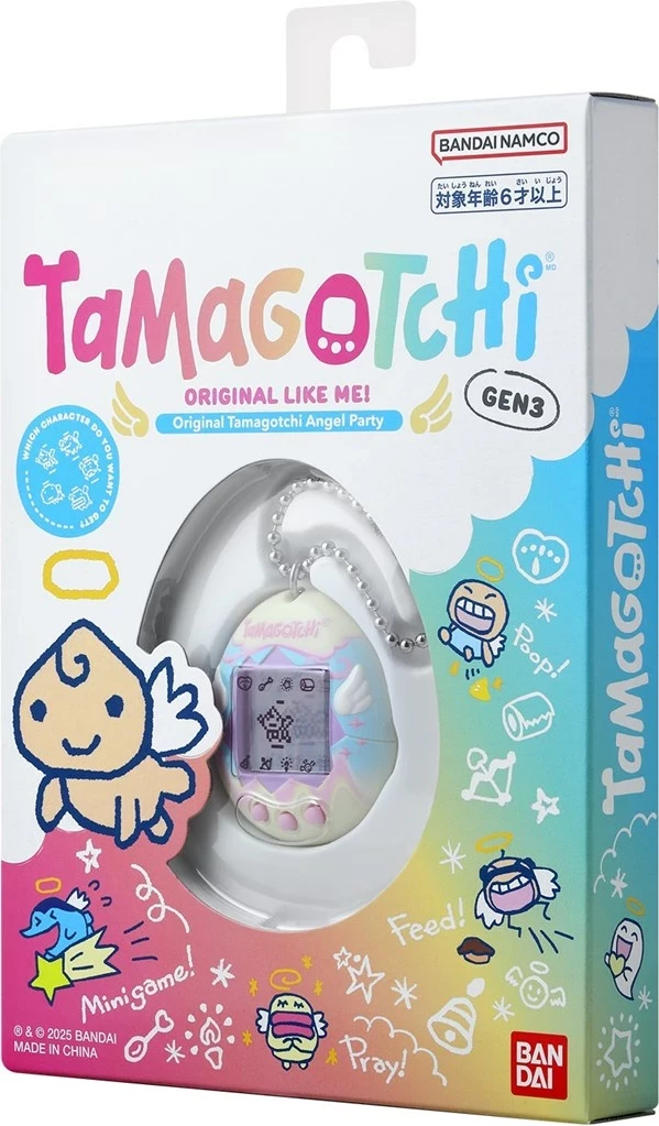 Lodër elektronike Bandai Tamagotchi Angel Party GEN3, shumëngjyrëshe