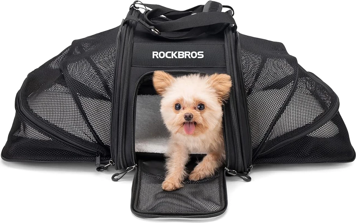 Çantë transporti për kafshë Rockbros 30140028001, 25L, e zezë