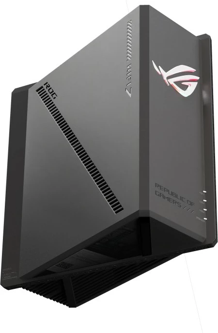 Router gaming Asus ROG Strix GS-BE18000, Wi-Fi 7, tri-bend, 8 porta 2.5G, i zi