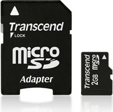 Kartelë microSD Transcend 2GB, e zezë