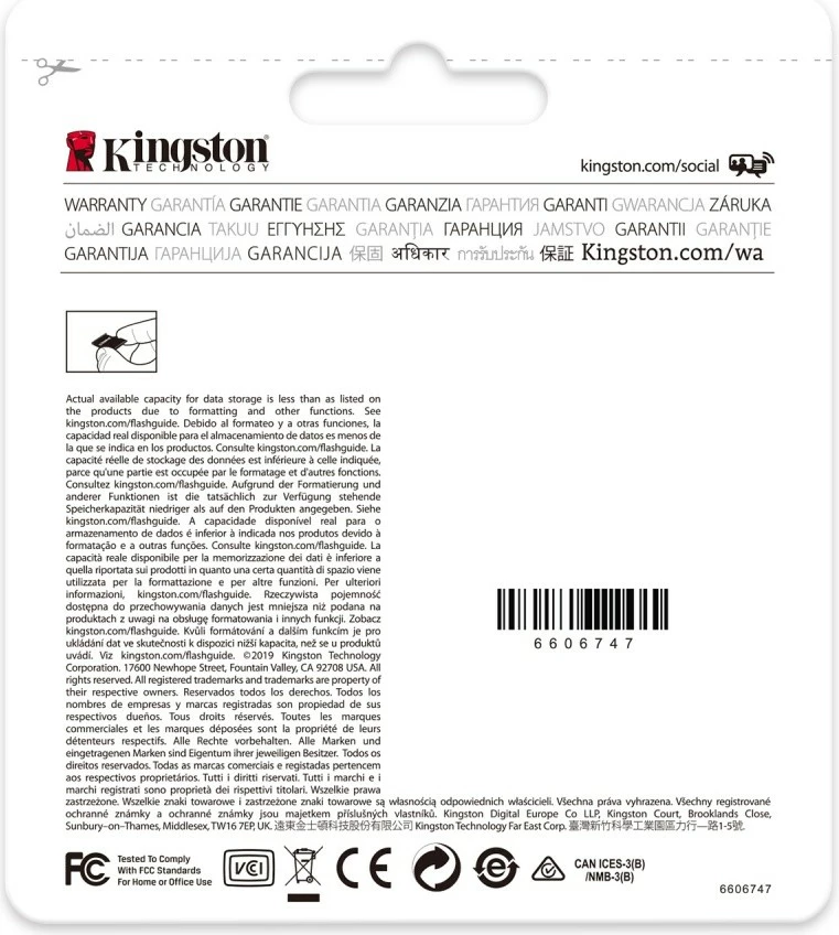 Kartelë memorie microSD Kingston Endurance 128GB, SDXC, UHS-I, pa adapter