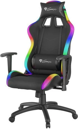 Karrige gaming Genesis Trit 500 RGB, Eco lëkurë dhe tekstil, e zezë