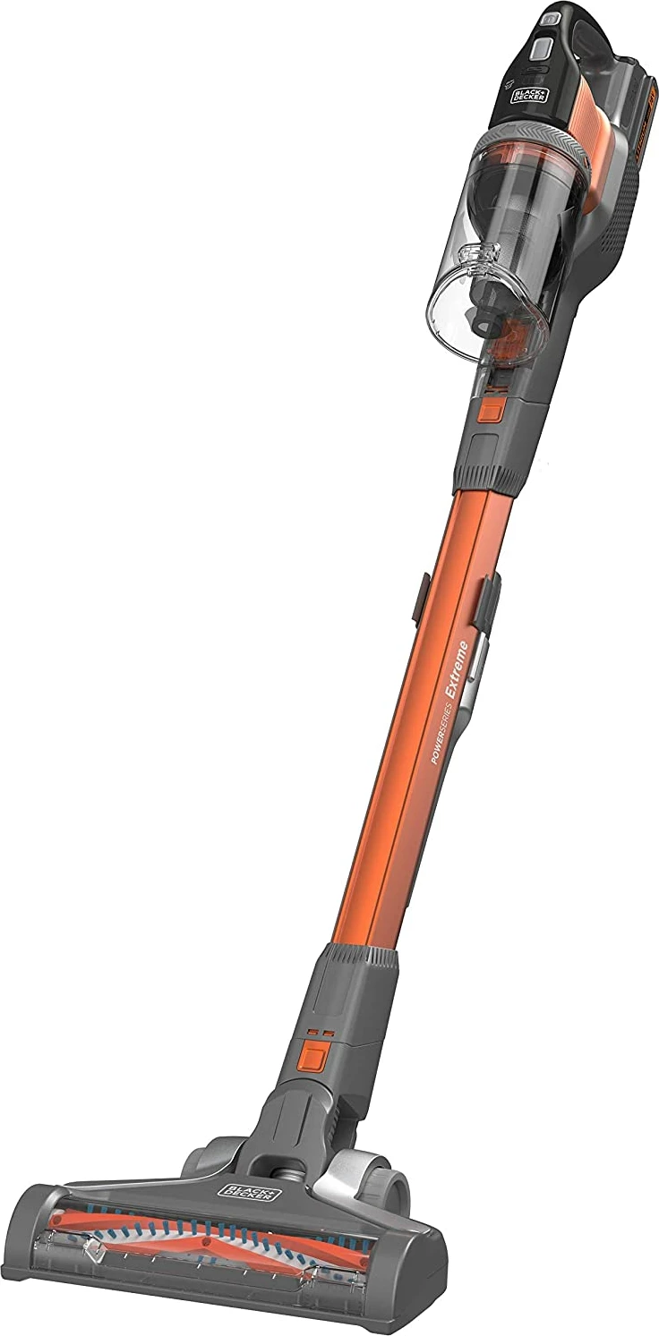 Fshesë me korrent vertikale 2-në-1 me bateri Black&Decker BHFEV182C 18V 2.0Ah Gri