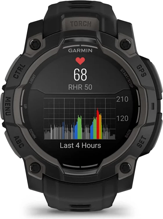 Smartwatch Garmin Instinct® 3 AMOLED, Black, 45 mm