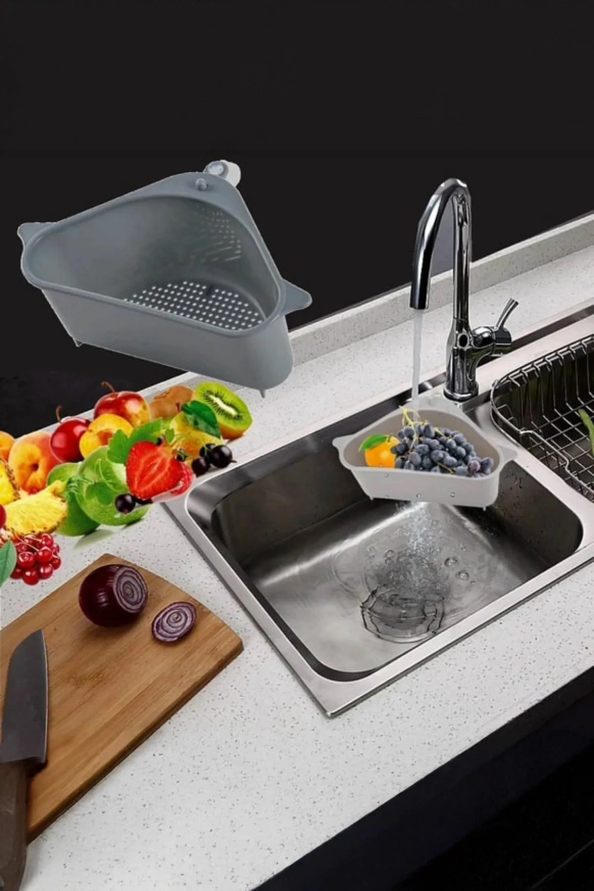 Organizues kuzhine Hermia Concept, ngjyrë antracit, Ge-139Ucgenkose