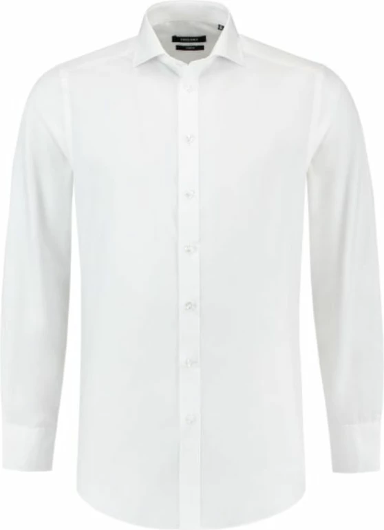 Këmishë e ngushtë Malfini për meshkuj, e bardhë