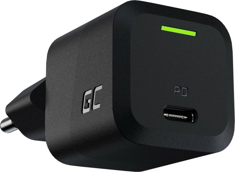 Karikues murit Green Cell GC PowerGaN 33W, USB-C, i zi