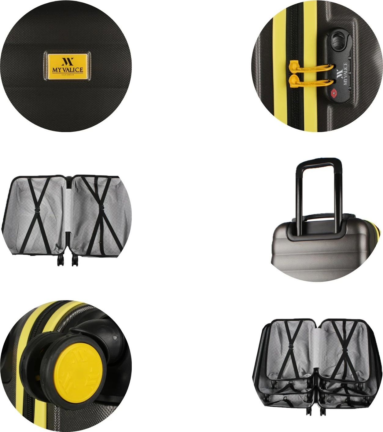 Valixhe udhëtimi Zoozie Bags, anthracite, 6735