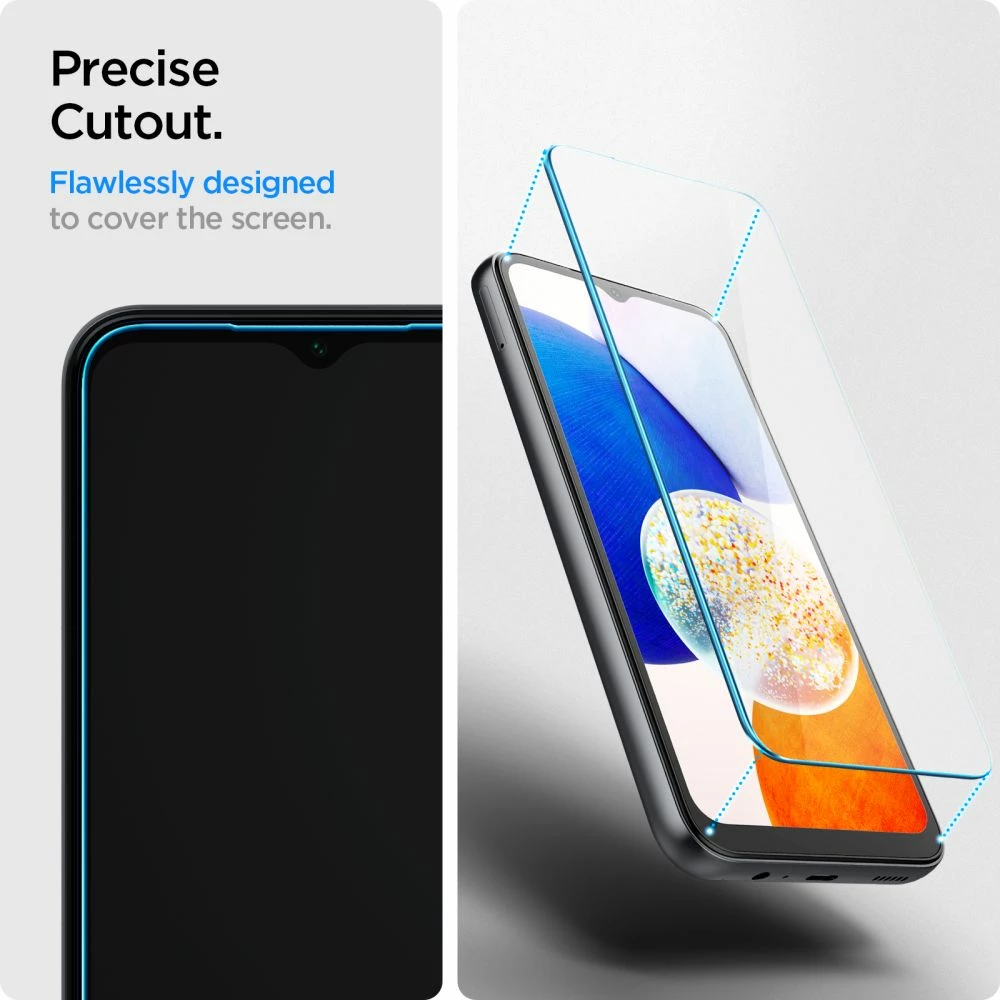 Xham i temperuar Spigen Glas.tR Slim për Samsung Galaxy A15/A25 4G/5G, 2 copë