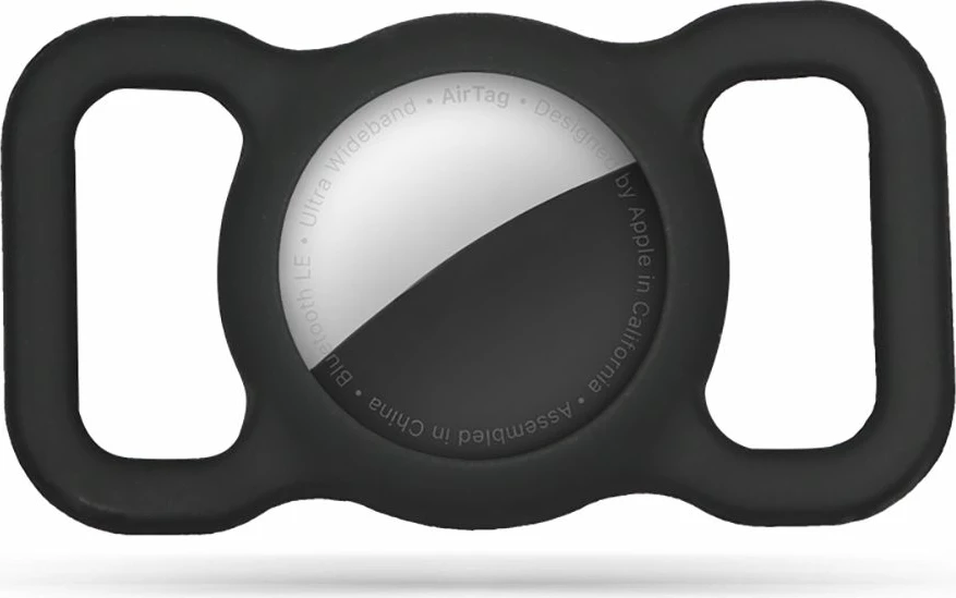 Mbështjellës Tech-Protect Smooth për Apple AirTag, silikon, i zi