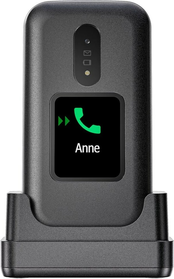Celular Doro 2880, Clamshell, Single SIM, 320 x 240 pixels, Bluetooth, 1000 mAh, Zi, Bardhë