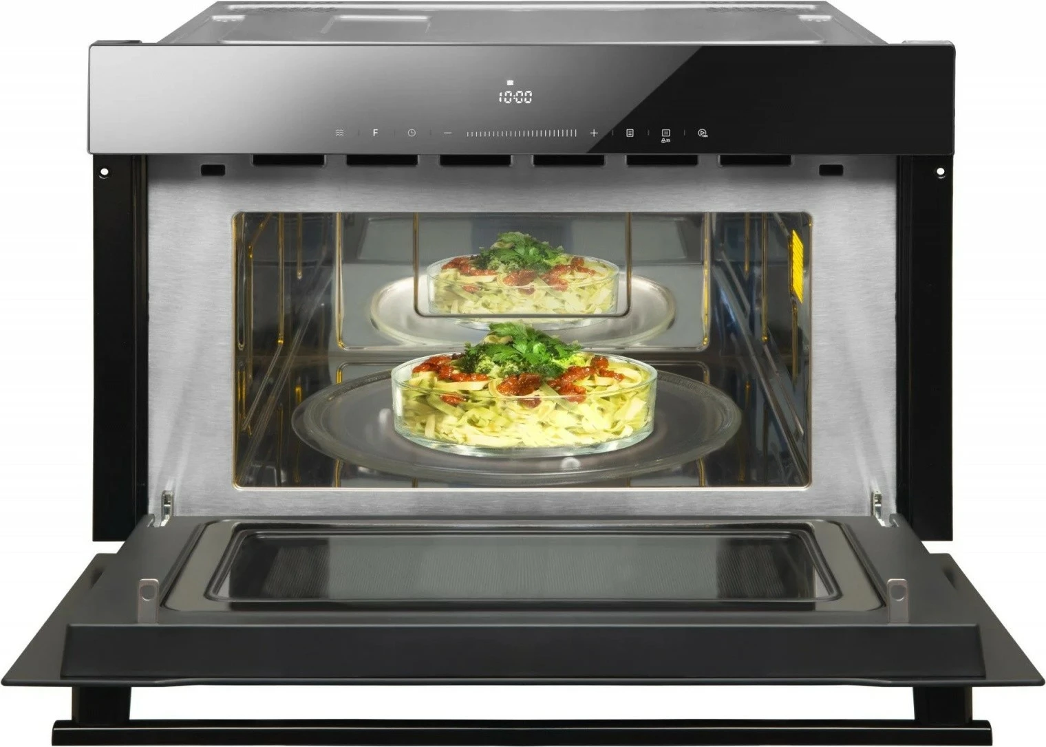 Furrë me mikrovalë, Amica, AMMB34E1GVB, 34 L, 900 W, grill 1100 W, inkastruese, e zezë