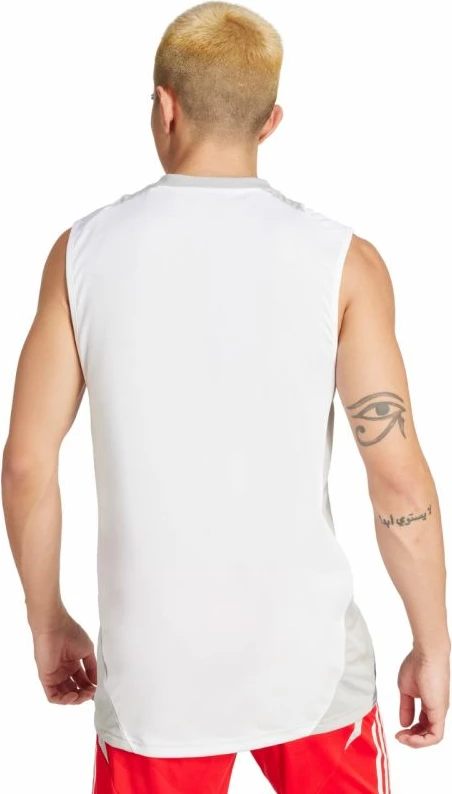 Maicë pa mëngë për meshkuj adidas, e bardhë