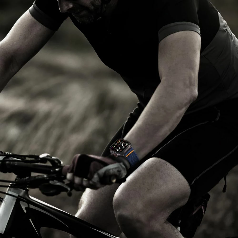 Rrip najloni për Apple Watch Tech-Protect Nylon Clasp, 44/45/46/49 mm, Kaltër